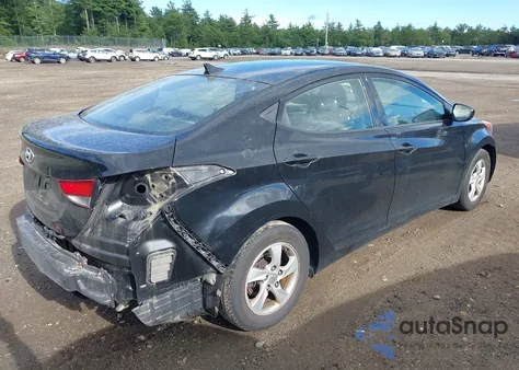 2014 Hyundai Elantra Se from USA, damaged, VIN 5NPDH4AE7EH532531